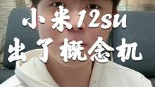 小米出了一个12SUltra的概念机，简直绝了！#手机 #小米