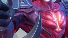 暗裔剑魔技能预览及伴生皮肤猩红之月#lol手游锐不可当