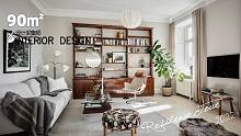 看一眼就怦然心动！90㎡超养眼的北欧风小户型，太美了
