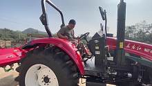 胖哥花9万元买大拖拉机，准备承包100亩地，明年大干一场