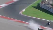 瓦伦西亚3练意外频发，72的两台车都摔了#motogp #杜卡迪 #赛车 