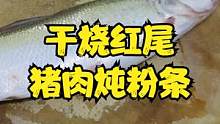 红尾怎么做好吃？正好我钓了一条、教大家做干烧红尾和猪肉炖粉条 #生活就是柴米油盐 #美食教程 #猪肉