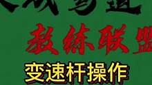 变速杆操作：手型变换用腕力 线路不同有顺停#大成驾道教练联盟 #智驾驶手册 #专业的事交给专业的人