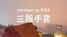 狠货，价格惊艳。snowpeak的户外耐热手套，ug-024#露营报告 #户外 #野营 #户外装备 