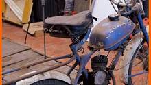 手工大神花三个多月的时间，修复一辆三十多年前的轻便摩托车， 最高时速才40公里/小时！#修复 #解压