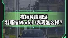 #model3  能成功识别桩桶吗？#懂车帝热门新能源e决胜负#新能源汽车 