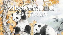 20米绝美成都画卷，一定要看到最后！
