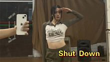 对镜翻跳Shut Down-BLACKPINK（末班车车底 跳成什么样？