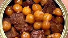完全没有负担的卤牛肉与鹰嘴豆，饿了就吃吧#卤肉牛 #低卡美食 