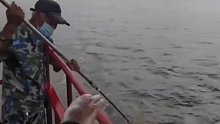 市民在船头放生，大爷在船尾打捞回去接着卖 目击者：正放生呢，你这么做不好吧