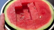 西瓜这么切，瞬间爆赞