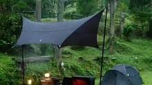 小雨天露营，舒适又不舒适#露营报告 #户外 #野营 #一起享受大自然的美 