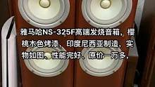 #发烧hifi #二手设备 #二手音响 雅马哈NS-325F高端发烧音箱，樱桃木色烤漆，印度尼西亚制