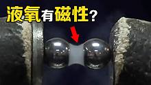 “液氧”的磁性有多强？把它倒在超强磁铁中间，有趣的现象发生了