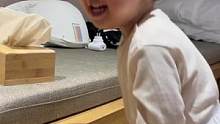 小宝宝的模仿能力有多强#宝宝模仿力太强了 #搞笑