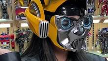 #手办 一次一还原的大黄蜂头盔，4种操控模式戴头上帅的一塌糊涂！#变形金刚 #大黄蜂 @DOU+小助