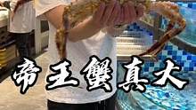 接收粉丝挑战的第112天 帝王蟹真大！