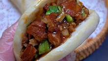 孩子们说想吃肉夹馍，还是自己在家做吧，实惠又干净#肉夹馍