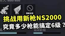 挑战用新枪NS2000打三图，究竟多少枪能搞定6级？结果我心态崩了#地铁逃生