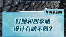 涨知识！钉胎和四季胎设计有啥不同？钉胎是钉子越多就越贵吗？#2022懂车帝新能源冬测#新能源汽车
