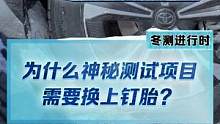 猜猜神秘测试项目是什么？为什么要用钉胎完成呢？#懂车帝新能源冬测#新能源汽车
