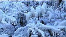 今冬冰瀑初现，冬天里的绝美风景#酒旅种草官扶持计划 #冰瀑布 #让旅行更浪漫 