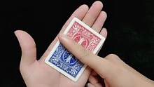 #魔术/给大家展示一个纯手法魔术《牌背变色》，谁能看懂了？