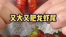 小章家的龙虾尾又大又肥还新鲜！#海鲜原产地 #龙虾尾