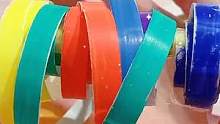 自制彩虹刮刮胶带，不同颜色用的时候贴好就能刮，太好玩了#手工diy