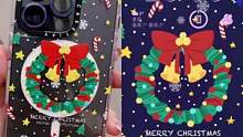 #创作灵感 圣诞主题手机壳和壁纸的诞生过程～#procreate入门教程 #绘画过程 #圣诞壁纸手绘
