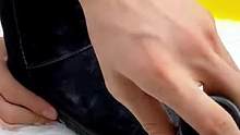 鞋子沾灰了或穿旧了怎么办？一招教你轻松解决#翻新补色剂