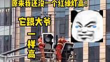 #红绿灯竟然这么大 一直以为红绿灯很小，没想到我还没红绿灯高#红绿灯 #娱乐评论大赏 