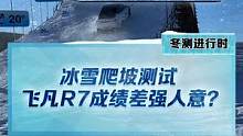 冰雪爬坡测试，#飞凡r7 成绩差强人意？这个表现你觉得怎么样？#新能源冬季大考成绩出炉#2022懂车