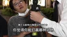 《你能打赢哪种动物》#抽象 #街头采访 #搞笑 #日本