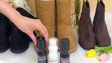 冬天的绒毛皮、磨砂皮鞋不好清理怕沾水，可以试试这个#翻新补色剂，方便携带随时可以擦#麂皮绒