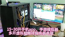 20~32核+ DDR4 64g服务器，多开模拟器虚拟机搬砖，3d视频剪辑