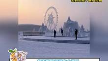 冬天的哈尔滨也太美了，好像动画里的场景#哈尔滨 #雪 #冬天