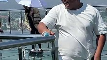 恐高的男人在坚强也无用