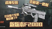 满改枪体验：新版本F2000，全能腰射王！