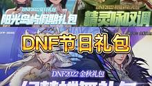DNF一年中的节日礼包都包含什么？