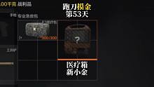 挑战跑刀打造纯金仓库的第53天。医疗箱新小金，军港封锁香的嘞