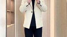 入春后，胖男生不穿一次小西装，你都不知道自己有多帅气 #胖男生穿衣搭配 #显瘦穿搭 #西装