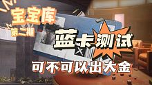 宝宝库，蓝卡测试，可不可以出大金，第二期