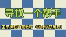 国际象棋基础教程11——需要一个帮手#国际象棋的玩法 #象棋初学者视频教程 #国际象棋入门教学 #