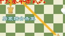 十大基本杀式六 后象联合杀王#国际象棋 #象棋残局 #国际象棋入门教学