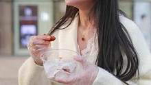 小姐姐为了给自己00后“未婚夫”买键盘，从白天吃到黑夜，江西小姐姐从来没让节目组失望过！#街拍 #街