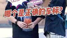 哪个是正确的车标？#街头采访 
