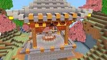 迷你世界：建造美食村古风凉亭！新手一看就会，快学起来吧！