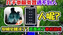 黎明觉醒几千条服务器遇不到人？游戏凉了还是变成单机游戏 #黎明觉醒 #黎明觉醒手游