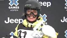佐伊·辛诺特蝉联XGames女子单板坡障冠军！全场最后一跳逆转夺冠！#XGames #极限运动 #单
